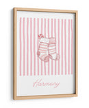 Armonía de Calcetines - Rayas Rosas - Jolly and Dash | Cuadro decorativo de Canvas Lab