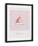 Gorro de Santa Believe - Rayas Rosas - Jolly and Dash | Cuadro decorativo de Canvas Lab