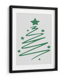 Boceto de Árbol de Navidad - Verde - Jolly and Dash | Cuadro decorativo de Canvas Lab