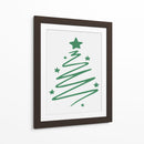 Boceto de Árbol de Navidad - Verde - Jolly and Dash | Cuadro decorativo de Canvas Lab