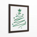 Boceto de Árbol de Navidad - Verde - Jolly and Dash | Cuadro decorativo de Canvas Lab