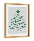 Boceto de Árbol de Navidad - Verde - Jolly and Dash | Cuadro decorativo de Canvas Lab