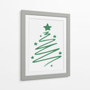 Boceto de Árbol de Navidad - Verde - Jolly and Dash | Cuadro decorativo de Canvas Lab
