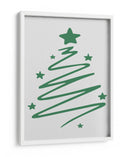 Boceto de Árbol de Navidad - Verde - Jolly and Dash | Cuadro decorativo de Canvas Lab