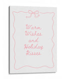 Cálidos deseos y besos festivos - Rosa - Jolly and Dash | Cuadro decorativo de Canvas Lab