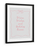 Cálidos deseos y besos festivos - Rosa - Jolly and Dash | Cuadro decorativo de Canvas Lab