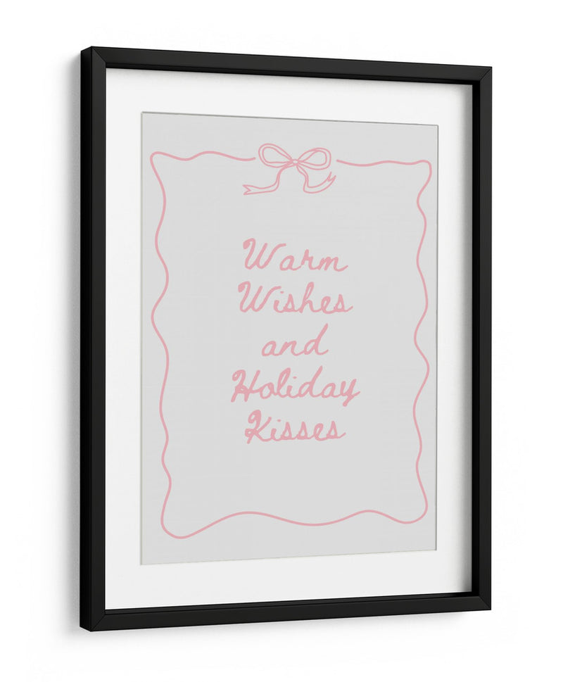 Cálidos deseos y besos festivos - Rosa - Jolly and Dash | Cuadro decorativo de Canvas Lab