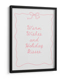 Cálidos deseos y besos festivos - Rosa - Jolly and Dash | Cuadro decorativo de Canvas Lab