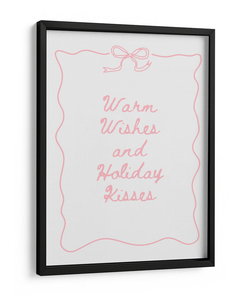 Cálidos deseos y besos festivos - Rosa - Jolly and Dash | Cuadro decorativo de Canvas Lab