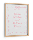 Cálidos deseos y besos festivos - Rosa - Jolly and Dash | Cuadro decorativo de Canvas Lab