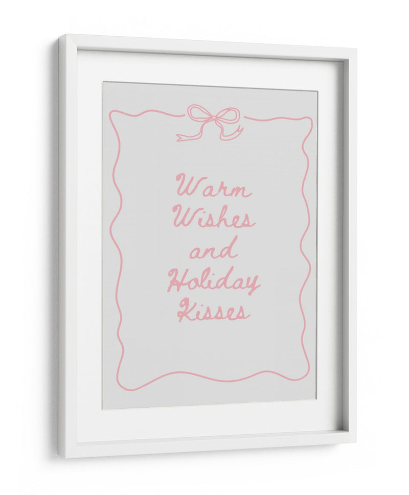 Cálidos deseos y besos festivos - Rosa - Jolly and Dash | Cuadro decorativo de Canvas Lab