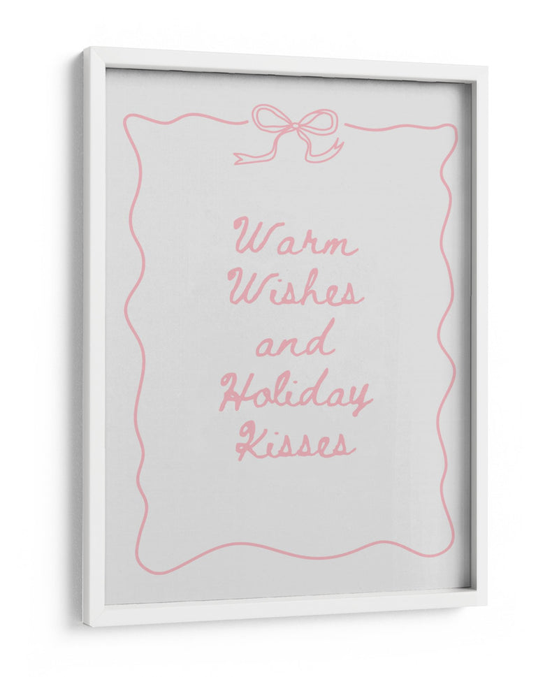 Cálidos deseos y besos festivos - Rosa - Jolly and Dash | Cuadro decorativo de Canvas Lab