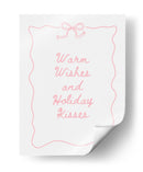 Cálidos deseos y besos festivos - Rosa - Jolly and Dash | Cuadro decorativo de Canvas Lab