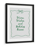 Deseos Cordiales y Besos Festivos - Green - Jolly and Dash | Cuadro decorativo de Canvas Lab