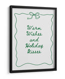 Deseos Cordiales y Besos Festivos - Green - Jolly and Dash | Cuadro decorativo de Canvas Lab