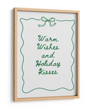 Deseos Cordiales y Besos Festivos - Green - Jolly and Dash | Cuadro decorativo de Canvas Lab