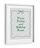 Deseos Cordiales y Besos Festivos - Green - Jolly and Dash | Cuadro decorativo de Canvas Lab