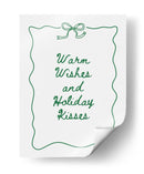 Deseos Cordiales y Besos Festivos - Green - Jolly and Dash | Cuadro decorativo de Canvas Lab