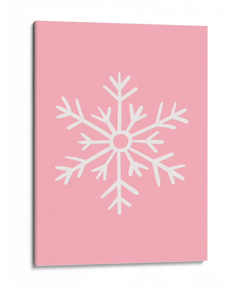 Copo de Nieve - Rosa - Jolly and Dash | Cuadro decorativo de Canvas Lab