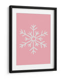 Copo de Nieve - Rosa - Jolly and Dash | Cuadro decorativo de Canvas Lab