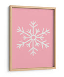 Copo de Nieve - Rosa - Jolly and Dash | Cuadro decorativo de Canvas Lab