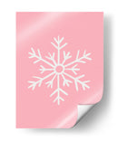 Copo de Nieve - Rosa - Jolly and Dash | Cuadro decorativo de Canvas Lab