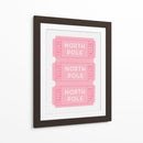 Boletos para el Polo Norte - Rosa - Jolly and Dash | Cuadro decorativo de Canvas Lab