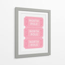Boletos para el Polo Norte - Rosa - Jolly and Dash | Cuadro decorativo de Canvas Lab