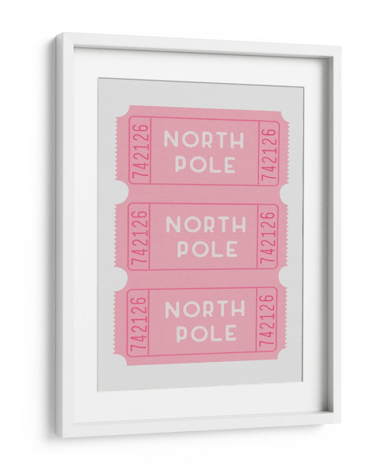 Boletos para el Polo Norte - Rosa - Jolly and Dash | Cuadro decorativo de Canvas Lab