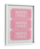 Boletos para el Polo Norte - Rosa - Jolly and Dash | Cuadro decorativo de Canvas Lab