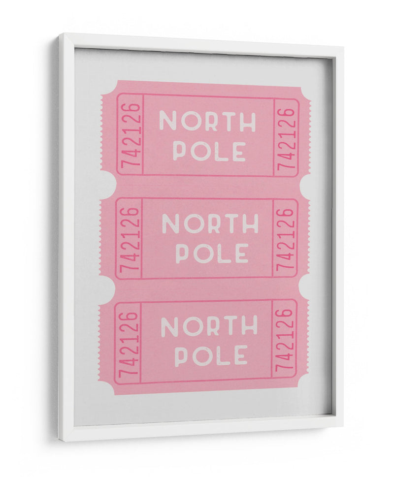 Boletos para el Polo Norte - Rosa - Jolly and Dash | Cuadro decorativo de Canvas Lab