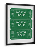 Boletos Polo Norte - Verde - Jolly and Dash | Cuadro decorativo de Canvas Lab