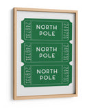 Boletos Polo Norte - Verde - Jolly and Dash | Cuadro decorativo de Canvas Lab