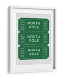 Boletos Polo Norte - Verde - Jolly and Dash | Cuadro decorativo de Canvas Lab
