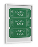Boletos Polo Norte - Verde - Jolly and Dash | Cuadro decorativo de Canvas Lab