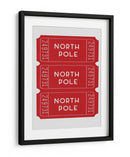 Boletos para el Polo Norte - Rojo - Jolly and Dash | Cuadro decorativo de Canvas Lab
