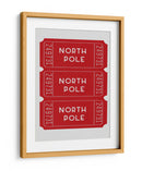 Boletos para el Polo Norte - Rojo - Jolly and Dash | Cuadro decorativo de Canvas Lab