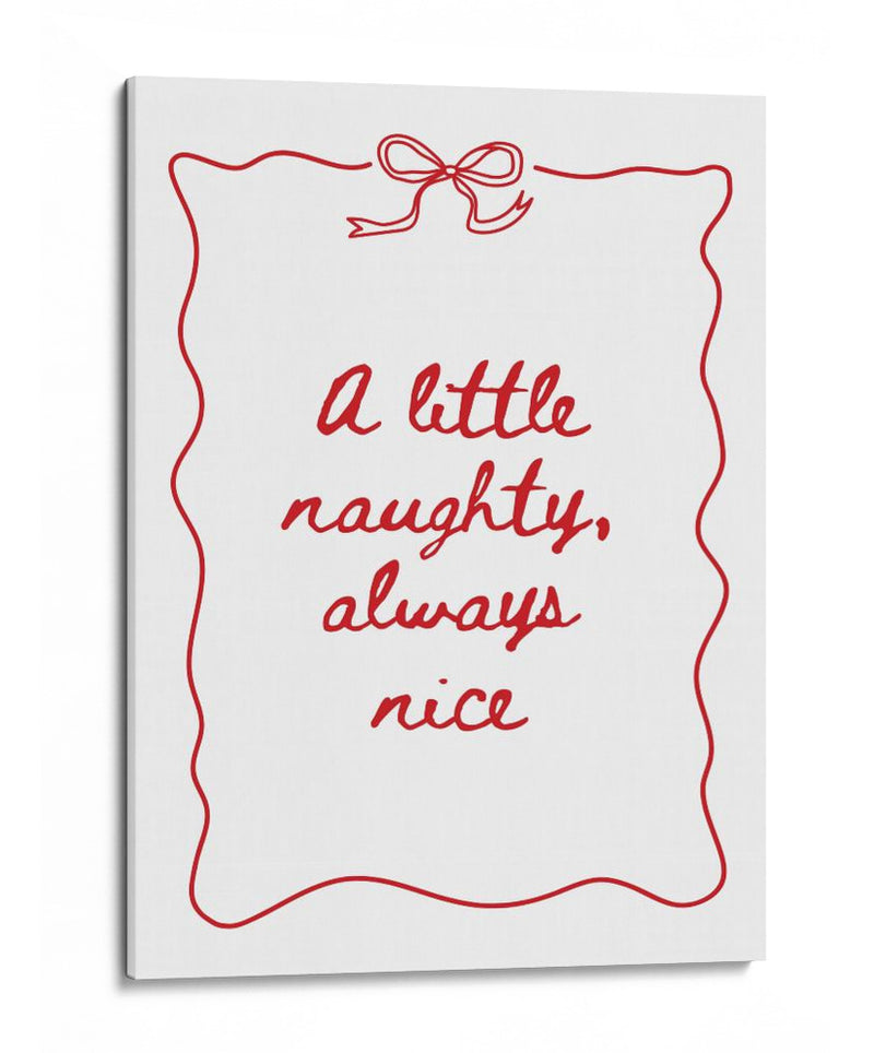 Travieso o Agradable - Red - Jolly and Dash | Cuadro decorativo de Canvas Lab