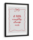 Travieso o Agradable - Red - Jolly and Dash | Cuadro decorativo de Canvas Lab