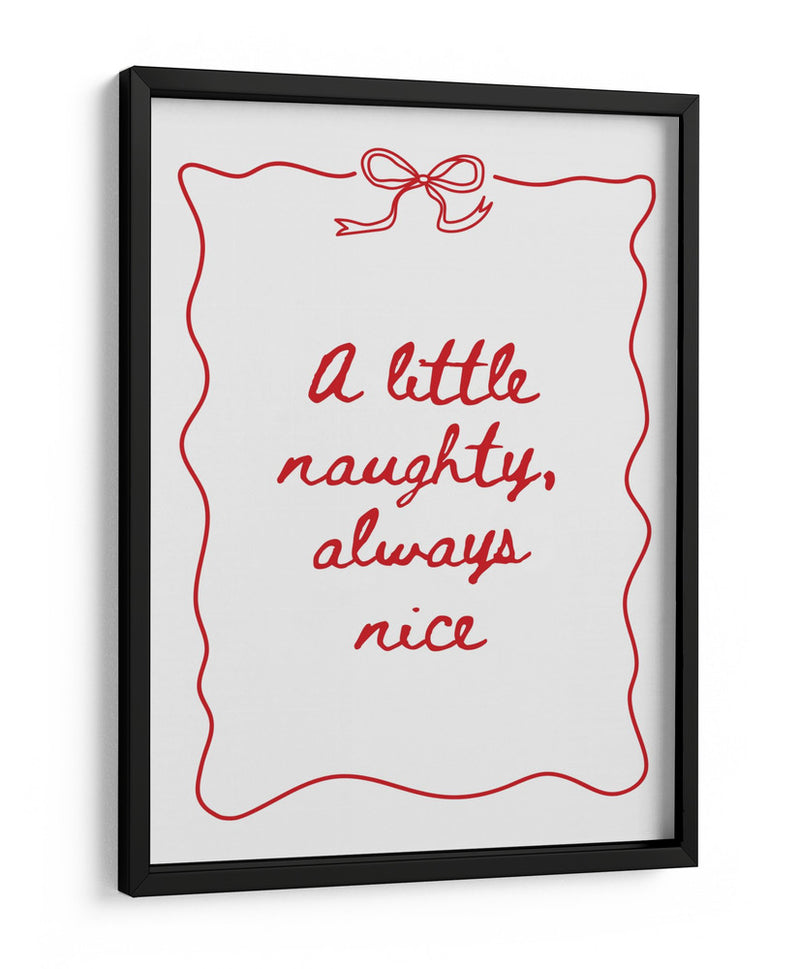 Travieso o Agradable - Red - Jolly and Dash | Cuadro decorativo de Canvas Lab