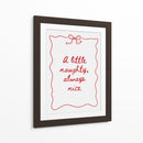 Travieso o Agradable - Red - Jolly and Dash | Cuadro decorativo de Canvas Lab