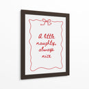 Travieso o Agradable - Red - Jolly and Dash | Cuadro decorativo de Canvas Lab