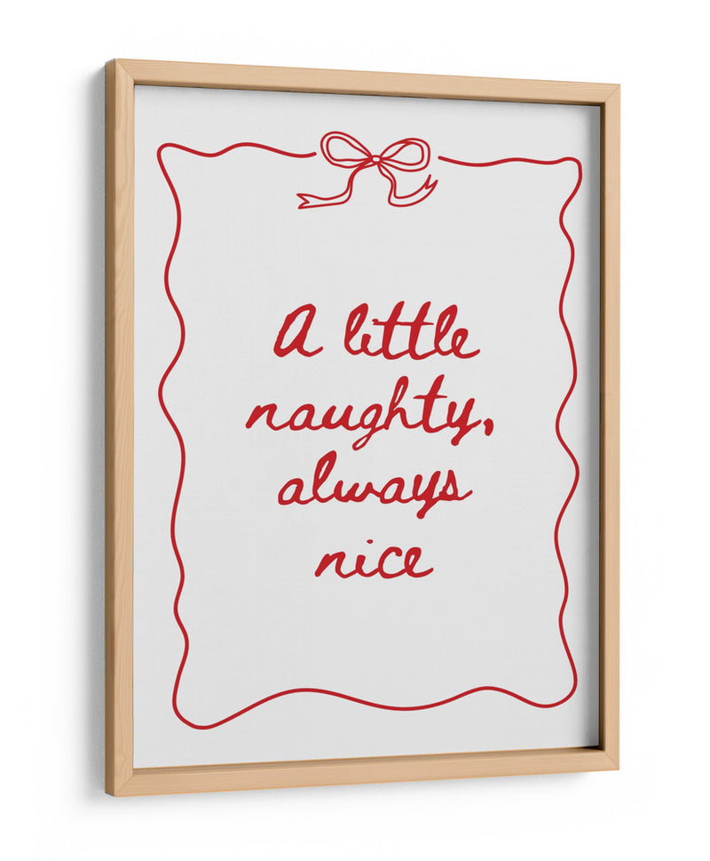 Travieso o Agradable - Red - Jolly and Dash | Cuadro decorativo de Canvas Lab