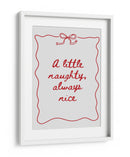 Travieso o Agradable - Red - Jolly and Dash | Cuadro decorativo de Canvas Lab