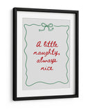 Pícaro o Agradable - Texto rojo Borde verde - Jolly and Dash | Cuadro decorativo de Canvas Lab