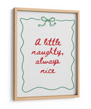 Pícaro o Agradable - Texto rojo Borde verde - Jolly and Dash | Cuadro decorativo de Canvas Lab