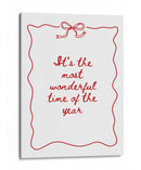 La época más maravillosa del año - Rojo - Jolly and Dash | Cuadro decorativo de Canvas Lab