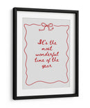 La época más maravillosa del año - Rojo - Jolly and Dash | Cuadro decorativo de Canvas Lab