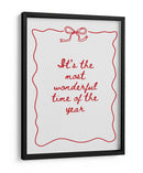 La época más maravillosa del año - Rojo - Jolly and Dash | Cuadro decorativo de Canvas Lab