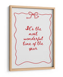 La época más maravillosa del año - Rojo - Jolly and Dash | Cuadro decorativo de Canvas Lab